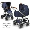 Best Sale ⌛ ABC Design Kombi-Kinderwagen Viper 4 - inkl. Babywanne und Sportsitz - Diamond Edition - Navy - Collection 2021 🥰