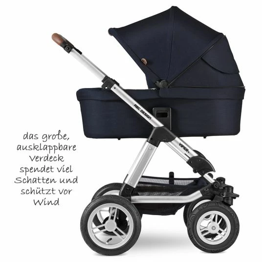 Cheap 🧨 ABC Design Kombi-Kinderwagen Viper 4 mit Lufträdern - inkl. Babywanne, Sportsitz & XXL Zubehörpaket - Shadow 🛒 4 Cheap 🧨 ABC Design Kombi-Kinderwagen Viper 4 mit Lufträdern - inkl. Babywanne, Sportsitz & XXL Zubehörpaket - Shadow 🛒 - Image 4