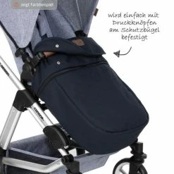 Flash Sale 🛒 ABC Design Mitwachsende Beindecke für Kinderwagen - Black 😍 -Way Sales abc design mitwachsende beindecke fur kinderwagen black 12001761000 d2