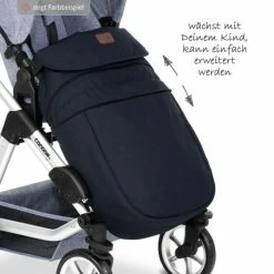 Flash Sale 🛒 ABC Design Mitwachsende Beindecke für Kinderwagen - Black 😍 -Way Sales abc design mitwachsende beindecke fur kinderwagen black 12001761000 d3