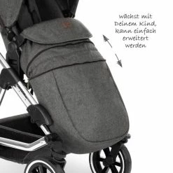Coupon 💯 ABC Design Mitwachsende Beindecke für Kinderwagen - Diamond Edition - Asphalt 🥰 -Way Sales abc design mitwachsende beindecke fur kinderwagen diamond edition asphalt 12001762003 d3