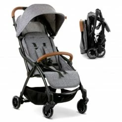 Best Pirce 👍 ABC Design Reisebuggy Flash mit Einhand-Faltung und Transporttasche - Woven Graphite ✔️