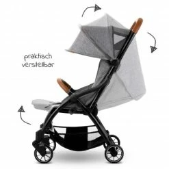 Best Pirce 👍 ABC Design Reisebuggy Flash mit Einhand-Faltung und Transporttasche - Woven Graphite ✔️ -Way Sales abc design reisebuggy flash mit einhand faltung und transporttasche woven graphite 12002662010 d3