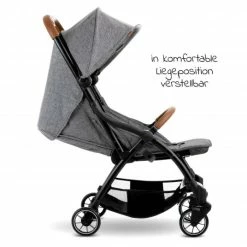 Best Pirce 👍 ABC Design Reisebuggy Flash mit Einhand-Faltung und Transporttasche - Woven Graphite ✔️ -Way Sales abc design reisebuggy flash mit einhand faltung und transporttasche woven graphite 12002662010 d4