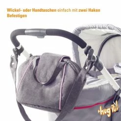 Promo 👍 Diago 2er Pack Befestigungs-Haken Hug it! für Kinderwagen - Grau 👏 -Way Sales diago 2er pack befestigungs haken hug it fur kinderwagen grau 30107 75363 d2