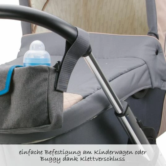 Promo โญ Diago Baby carriage organizer - Grey Blue ๐ 3 Promo โญ Diago Baby carriage organizer - Grey Blue ๐ - Image 3