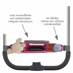 Flash Sale ⌛ Diago Baby carriage organizer - Grey Magenta 👏 -Way Sales diago kinderwagen organizer grau magenta 30072 75277 d1