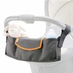 Flash Sale 🤩 Diago Baby carriage organizer - Grey Orange 😀