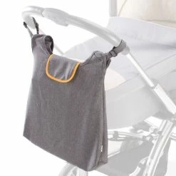 Brand new ✔️ Diago Kinderwagen-Tasche Deluxe - Grau Orange 🥰