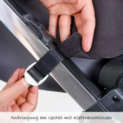 Outlet 🎁 Diago Schlummertuch mit Plastikclips & Klettbändern - Ebony 🥰 -Way Sales diago schlummertuch mit plastikclips klettbandern ebony 30028 75192 d3