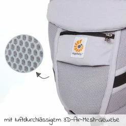 New 🥰 Ergobaby Babytrage Adapt Cool Air Mesh - Lilac Grey 😀 -Way Sales ergobaby babytrage adapt cool air mesh lilac grey bcpeaplilac d3