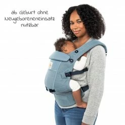 Coupon 🛒 Ergobaby Babytrage Adapt Soft Flex Mesh - Slate Blue ⭐ -Way Sales ergobaby babytrage adapt soft flex mesh slate blue bcasfmsltblu d2