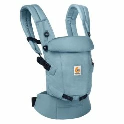 Best Pirce 😍 Ergobaby Babytrage Adapt Soft Touch Cotton - Slate Blue 👏 -Way Sales ergobaby babytrage adapt soft touch cotton slate blue bcastcsltblu d4