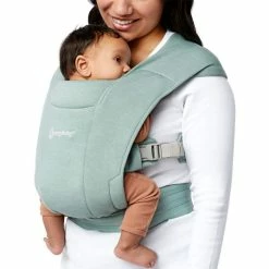 Outlet 😍 Ergobaby Babytrage Embrace f�r Neugeborene - Jade 🎁 -Way Sales ergobaby babytrage embrace fur neugeborene jade bcemajade d3