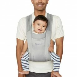 Top 10 😉 Ergobaby Babytrage Embrace Soft Air Mesh für Neugeborene - Soft Grey ❤️ -Way Sales ergobaby babytrage embrace soft air mesh fur neugeborene soft grey bcemasamgry d4