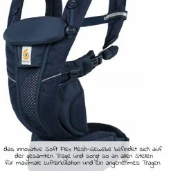 Best Sale ⌛ Ergobaby Babytrage Omni Breeze Soft Flex - Midnight Blue 🛒 -Way Sales ergobaby babytrage omni breeze soft flex midnight blue bcz360pmidblu d5