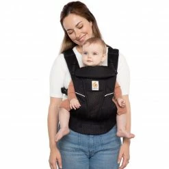 Wholesale 😉 Ergobaby Babytrage Omni Breeze Soft Flex - Onyx Black ✔️ -Way Sales ergobaby babytrage omni breeze soft flex onyx black bcz360ponyx d3