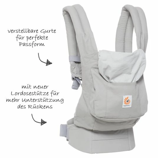 New 🌟 Ergobaby Babytrage Original mit Lordosestütze - Pearl Grey 🎁 3 New 🌟 Ergobaby Babytrage Original mit Lordosestütze - Pearl Grey 🎁 - Image 3