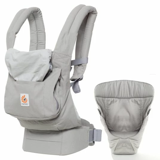 Cheap 💯 Ergobaby Babytragen-Set Orginal von Geburt an inkl. Neugeboreneneinsatz Easy Snug Grey - Pearl Grey 🥰 1 Cheap 💯 Ergobaby Babytragen-Set Orginal von Geburt an inkl. Neugeboreneneinsatz Easy Snug Grey - Pearl Grey 🥰