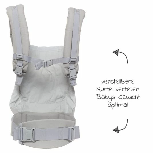 Cheap 💯 Ergobaby Babytragen-Set Orginal von Geburt an inkl. Neugeboreneneinsatz Easy Snug Grey - Pearl Grey 🥰 6 Cheap 💯 Ergobaby Babytragen-Set Orginal von Geburt an inkl. Neugeboreneneinsatz Easy Snug Grey - Pearl Grey 🥰 - Image 6