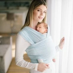 Coupon 🤩 Ergobaby Tragetuch Aura Wrap - Baby Blue ⌛