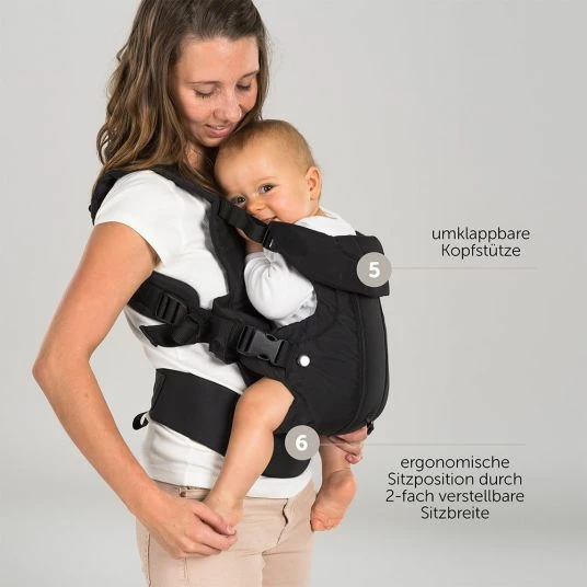 Best Sale ⭐ Fillikid Baby sling Walk 4in1 - Black ⭐ 5 Best Sale ⭐ Fillikid Baby sling Walk 4in1 - Black ⭐ - Image 5