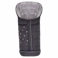 Best deal 🔔 Fillikid Fleece footmuff Askja Big - Melange Black 🧨