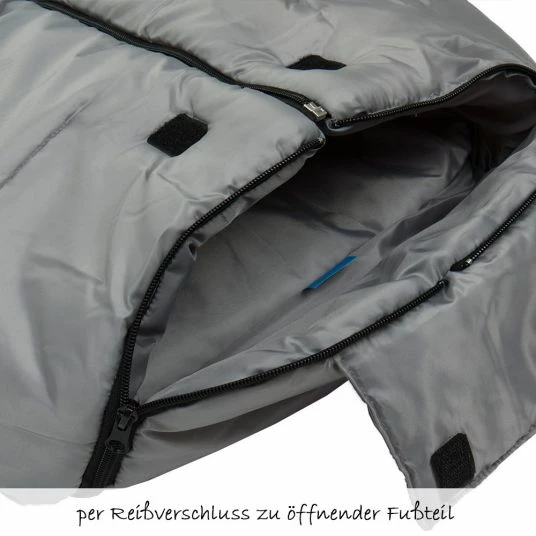 Budget β¨ Fillikid Fleece footmuff Eco Big - Grey π 3 Budget β¨ Fillikid Fleece footmuff Eco Big - Grey π - Image 3