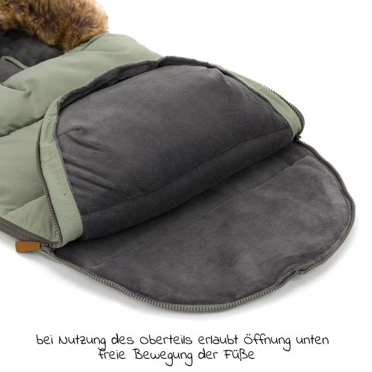 Cheap 👍 Fillikid Fleece-Fußsack mit Fellkragen Manasula - Salbei - Collection 2022 ❤️ 5 Cheap 👍 Fillikid Fleece-Fußsack mit Fellkragen Manasula - Salbei - Collection 2022 ❤️ - Image 5