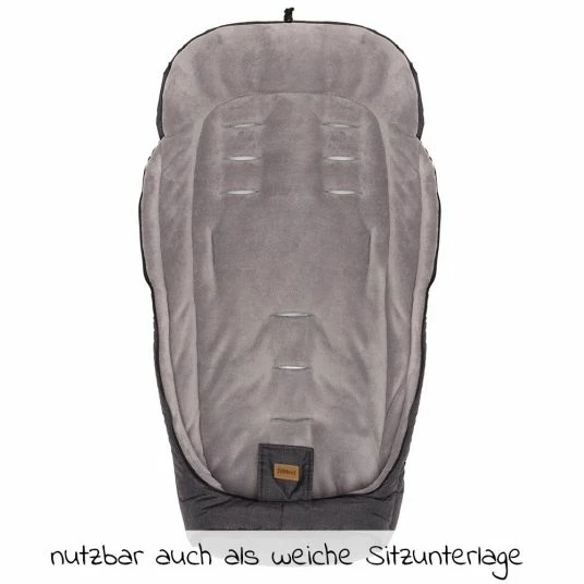 Best Sale 🧨 Fillikid Fleece-Fußsack Peak - Dunkelgrau Melange ✨ 4 Best Sale 🧨 Fillikid Fleece-Fußsack Peak - Dunkelgrau Melange ✨ - Image 4