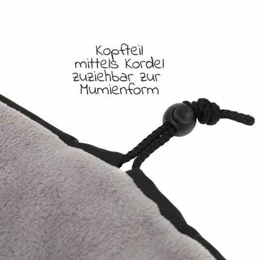 Best Sale 🧨 Fillikid Fleece-Fußsack Peak - Dunkelgrau Melange ✨ 5 Best Sale 🧨 Fillikid Fleece-Fußsack Peak - Dunkelgrau Melange ✨ - Image 5