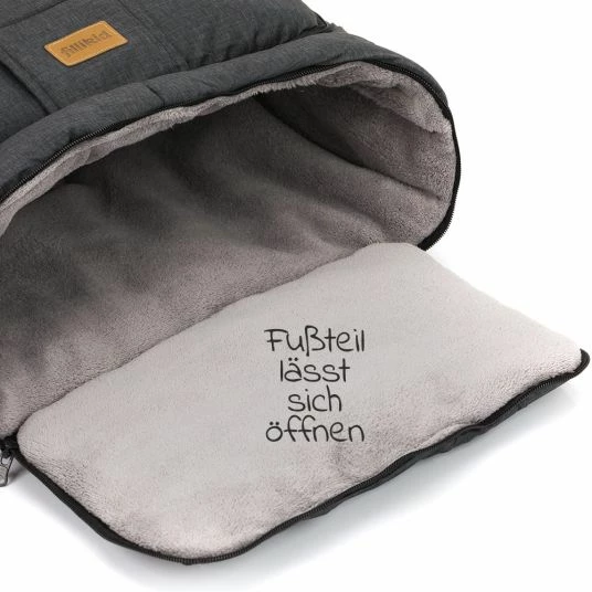 Best Sale 🧨 Fillikid Fleece-Fußsack Peak - Dunkelgrau Melange ✨ 6 Best Sale 🧨 Fillikid Fleece-Fußsack Peak - Dunkelgrau Melange ✨ - Image 6