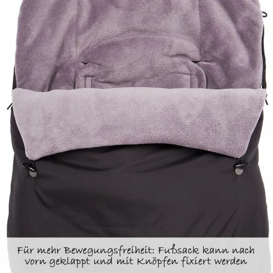 Best Pirce ✨ Fillikid Fleece-Fußsack Sella für Babyschale und Babywanne - Schwarz 🎁 2 Best Pirce ✨ Fillikid Fleece-Fußsack Sella für Babyschale und Babywanne - Schwarz 🎁 - Image 2