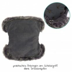 Promo ⌛ Fillikid Handwärmer mit Fell Halifax - Hellgrau Melange - Collection 2022 💯 -Way Sales fillikid handwarmer mit fell halifax hellgrau melange 1170 17 d3