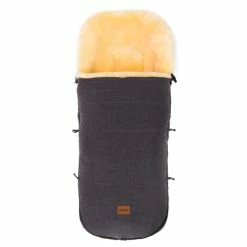 Discount 😍 Fillikid Lammfell-Fußsack Makalu - Melange Dunkelgrau ⌛