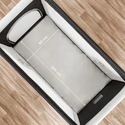 Budget 👏 Fillikid Travel bed giraffe - grey black 😍 -Way Sales fillikid reisebett giraffe grau schwarz 4006 01 d4