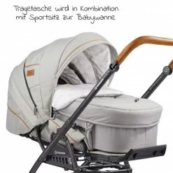 Best Pirce ⌛ Gesslein 2in1 Kinder-Kombiwagen F4 Air+ Classic mit C2 Tragetasche & umsetzbaren Sportwagenaufsatz - Schwarz-Cognac-Granitgrau - Collection 2022 🧨 -Way Sales gesslein 2in1 kinder kombiwagen f4 air classic mit c2 tragetasche umsetzbaren sportwagenaufsatz schwarz cognac granitgrau 10410012 251251 d5