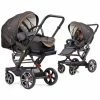Best reviews of 🤩 Gesslein 2in1 Kinder-Kombiwagen F6 Air+ Classic C1 Lift Tragetasche & Sportwagenaufsatz mit Schwenkschieber - Schwarz-Schokobraun - Collection 2022 😍