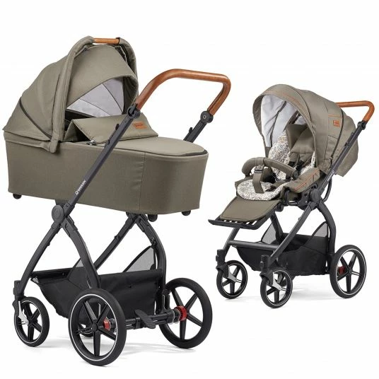Flash Sale 🎁 Gesslein 2in1 Kinder-Kombiwagen FX4 Soft+ Classic mit CX3 Wanne & umsetzbarern Sportwagenaufsatz - Schwarz-Cognac-Khaki - Collection 2022 ✨ 1 Flash Sale 🎁 Gesslein 2in1 Kinder-Kombiwagen FX4 Soft+ Classic mit CX3 Wanne & umsetzbarern Sportwagenaufsatz - Schwarz-Cognac-Khaki - Collection 2022 ✨