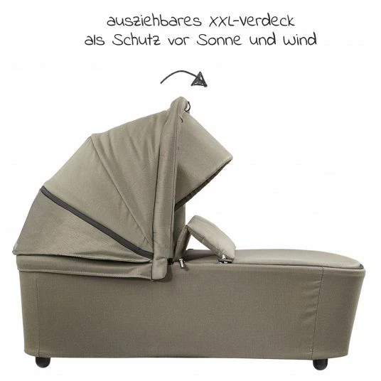 Flash Sale 🎁 Gesslein 2in1 Kinder-Kombiwagen FX4 Soft+ Classic mit CX3 Wanne & umsetzbarern Sportwagenaufsatz - Schwarz-Cognac-Khaki - Collection 2022 ✨ 6 Flash Sale 🎁 Gesslein 2in1 Kinder-Kombiwagen FX4 Soft+ Classic mit CX3 Wanne & umsetzbarern Sportwagenaufsatz - Schwarz-Cognac-Khaki - Collection 2022 ✨ - Image 6