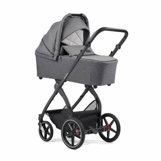 New 🌟 Gesslein 2in1 Kinder-Kombiwagen FX4 Soft+ Classic mit CX3 Wanne & umsetzbarern Sportwagenaufsatz - Schwarz-Scharz-Grau - Collection 2022 ✔️ 4 New 🌟 Gesslein 2in1 Kinder-Kombiwagen FX4 Soft+ Classic mit CX3 Wanne & umsetzbarern Sportwagenaufsatz - Schwarz-Scharz-Grau - Collection 2022 ✔️ - Image 4