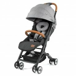 Brand new 🎁 Gesslein Buggy & Reisebuggy Smiloo Cuby mit Liegeposition, klein faltbar nur 6,5kg - Black-Cognac-Grau Meliert - Collection 2022 🎉
