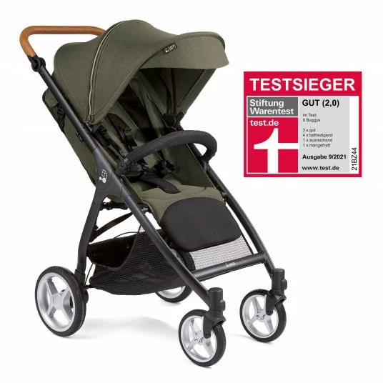 Buy 🔥 Gesslein Buggy & Sportwagen Smiloo Happy plus mit Liegeposition, höhenverstellbarer Schieber, bis 20 kg - Black-Cognac-Olive - Collection 2022 💯 2 Buy 🔥 Gesslein Buggy & Sportwagen Smiloo Happy plus mit Liegeposition, höhenverstellbarer Schieber, bis 20 kg - Black-Cognac-Olive - Collection 2022 💯 - Image 2