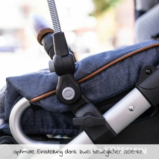 Best deal ❤️ Gesslein Sonnenschirm mit UV 50+ für Oval- und Rundrohrgestelle - Grau Meliert - Collection 2022 🛒 3 Best deal ❤️ Gesslein Sonnenschirm mit UV 50+ für Oval- und Rundrohrgestelle - Grau Meliert - Collection 2022 🛒 - Image 3