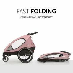 Best Sale 🎁 Hauck 2in1 Fahrradanhänger Dryk Duo für 2 Kinder (bis 44 kg) - Bike Trailer & City Buggy - Rose ⭐ -Way Sales hauck 2in1 fahrradanhanger dryk duo fur 2 kinder bis 44 kg bike trailer city buggy rose 515037 d5