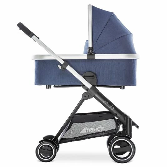Best Sale 😉 Hauck 4in1 Kinderwagen-Set Apollo inkl. Autositz, Isofix-Base, Babywanne, Sportsitz und XXL Zubehörpaket - Denim 👍 5 Best Sale 😉 Hauck 4in1 Kinderwagen-Set Apollo inkl. Autositz, Isofix-Base, Babywanne, Sportsitz und XXL Zubehörpaket - Denim 👍 - Image 5