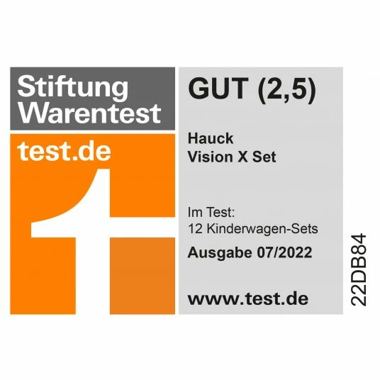 Promo 🎁 Hauck 4in1 Kinderwagen-Set Vision X - Silver inkl. i-Size Babyschale, Isofix Basis und XXL Zubehörpaket - Melange Black 😉 2 Promo 🎁 Hauck 4in1 Kinderwagen-Set Vision X - Silver inkl. i-Size Babyschale, Isofix Basis und XXL Zubehörpaket - Melange Black 😉 - Image 2
