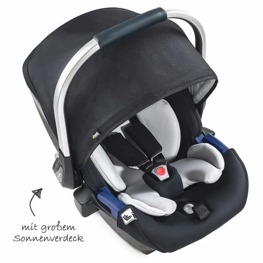 Best Sale ⌛ Hauck Babyschale iPro Baby - i-Size (ab Geburt bis 18 Monate) inkl. Sitzverkleinerer und Sonnenverdeck - Caviar 🥰 3 Best Sale ⌛ Hauck Babyschale iPro Baby - i-Size (ab Geburt bis 18 Monate) inkl. Sitzverkleinerer und Sonnenverdeck - Caviar 🥰 - Image 3