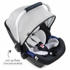 Cheap 🥰 Hauck Babyschale iPro Baby - i-Size (ab Geburt bis 18 Monate) inkl. Sitzverkleinerer und Sonnenverdeck - Lunar 😀 -Way Sales hauck babyschale ipro baby i size ab geburt bis 18 monate inkl sitzverkleinerer und sonnenverdeck lunar 614150 d2