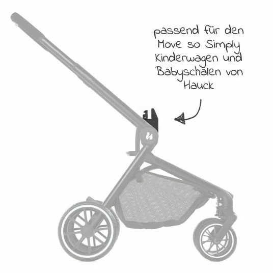 Wholesale ⌛ Hauck Babyschalen Adapter für Move so Simply Kinderwagen - passend für Autositze Comfort Fix und Select Baby von Hauck 🎉 3 Wholesale ⌛ Hauck Babyschalen Adapter für Move so Simply Kinderwagen - passend für Autositze Comfort Fix und Select Baby von Hauck 🎉 - Image 3